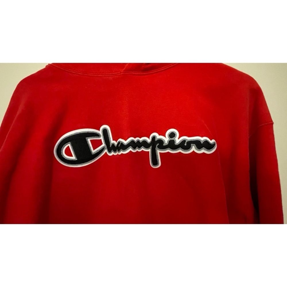 Champion Double Weave Red Pullover, Size 2XL - Picture 3 of 8